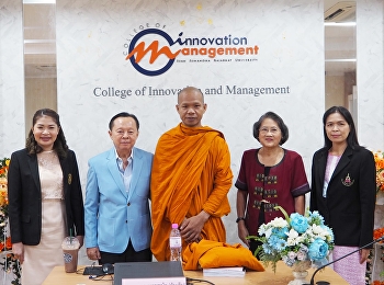 Congratulations to Phrasorthaya
Buddhasaro (Kunterm), a student of the
Master of Political Science program.
Department of Politics and Governance,
Class 6