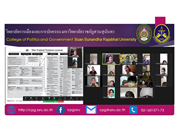 Online teaching activities of
International Organizations POS3809 by
Ajarn Dr. Preechaya Yossomsak