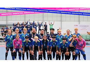 Congratulations to the female futsal
athletes representing the university. In
participating in the 48th University
Games of Thailand 