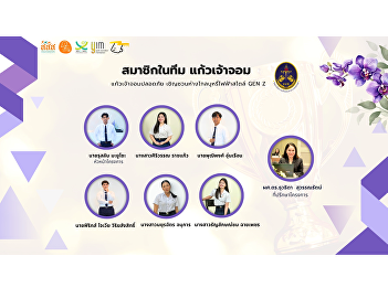 The Research and Academic Services
Division, College of Politics and
Governance, Suan Sunandha Rajabhat
University, would like to express our
appreciation and congratulations to the
Kaew Chao Chom team.