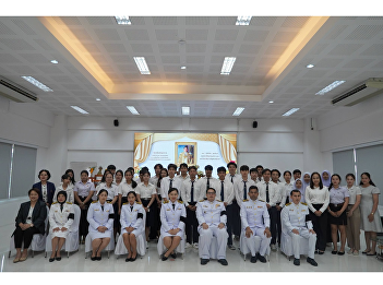 The Head of the Law Program, Lecturer
Thida Nitithornyada, together with staff
and first-year students, attended the
Nawaminthara the Great Day commemorative
ceremony in 2026.